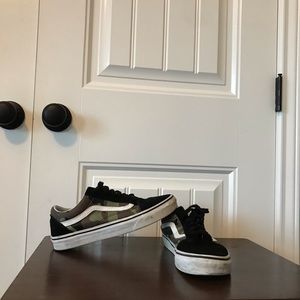 camo print old skool vans for sale